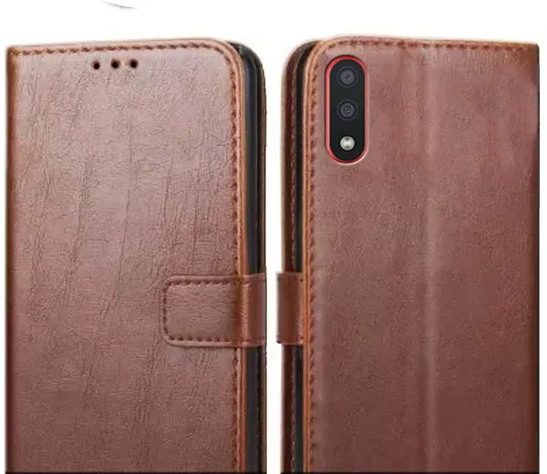 Brown_Leather_Samsung_Galaxy_M01_Flip_Cover
