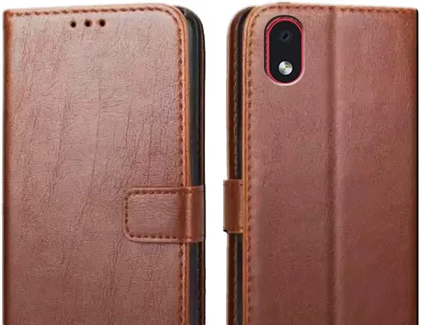 Brown_Leather_Samsung_Galaxy_M01_Core_Flip_Cover