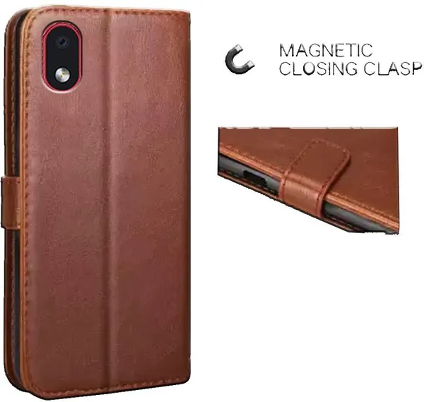 Brown_Leather_Samsung_Galaxy_M01_Core_Flip_Cover