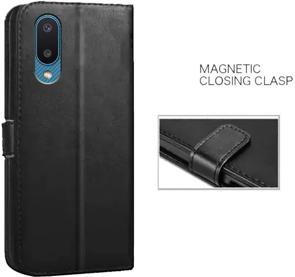 Black_Artificial_Leather_Samsung_Galaxy_M02_Flip_Cover