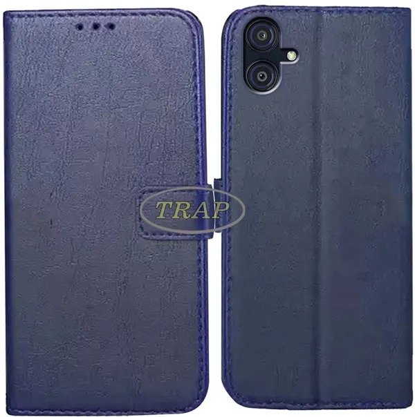 Blue_Artificial_Leather_Samsung_M04_Back_Cover