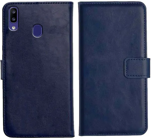 Blue_Leather_Samsung_Galaxy_M10s_Flip_Cover