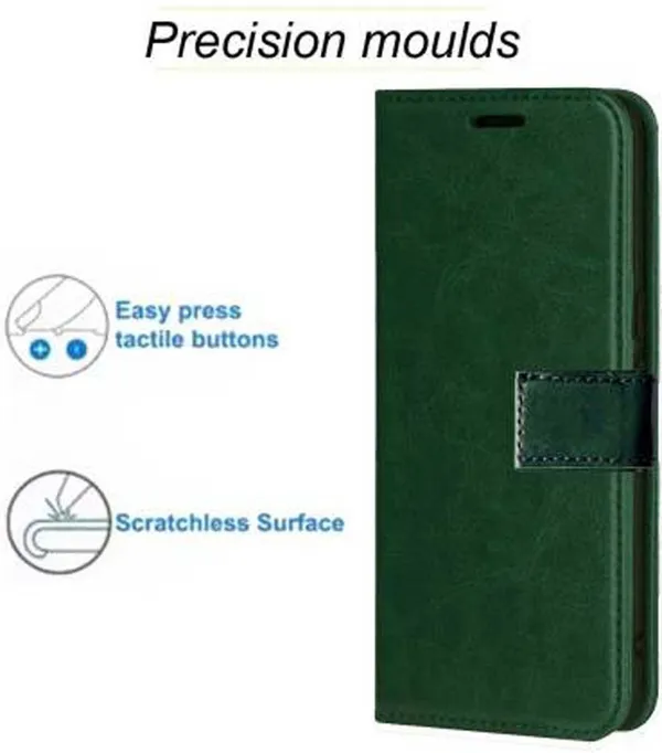 Green_Artificial_Leather_Samsung_M13_4G_Back_Cover