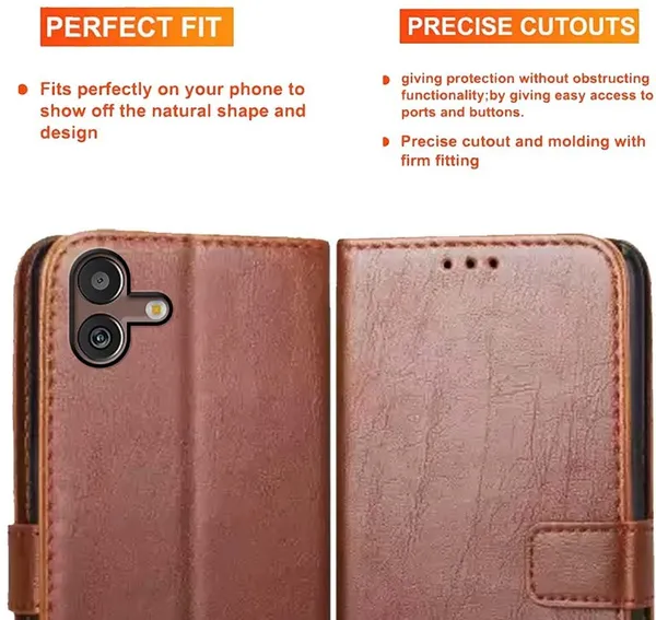 Brown_Artificial_Leather_Samsung_M13_5G_Back_Cover