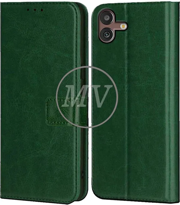 Green_Artificial_Leather_Samsung_M13_5G_Back_Cover