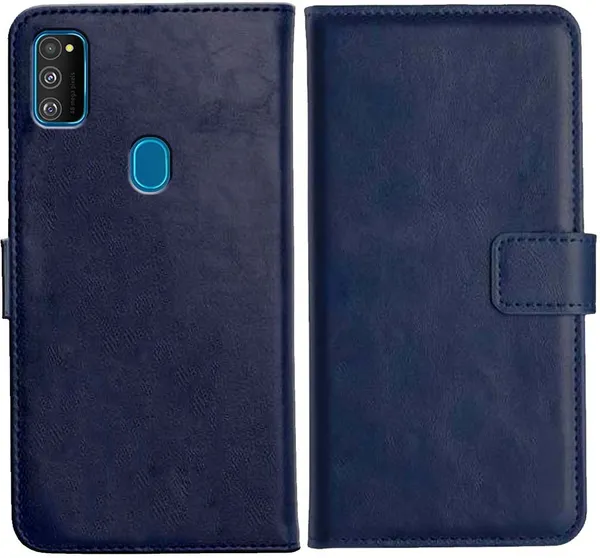 Blue_Leather_Samsung_Galaxy_M30s_Flip_Cover