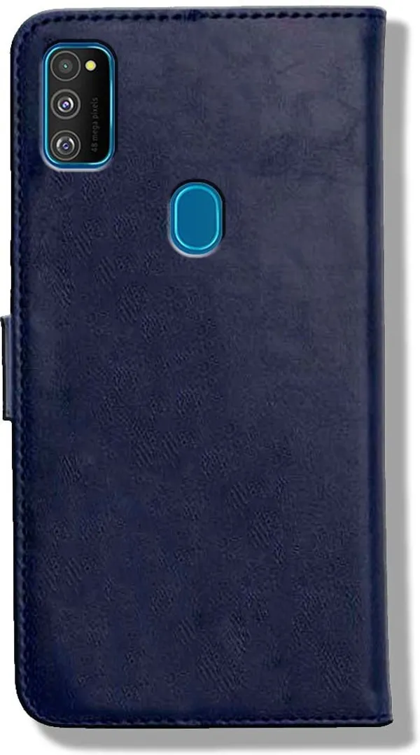 Blue_Leather_Samsung_Galaxy_M30s_Flip_Cover