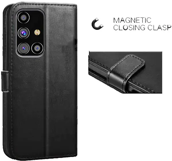 Black_Leather_Samsung_Galaxy_M31S_Flip_Cover
