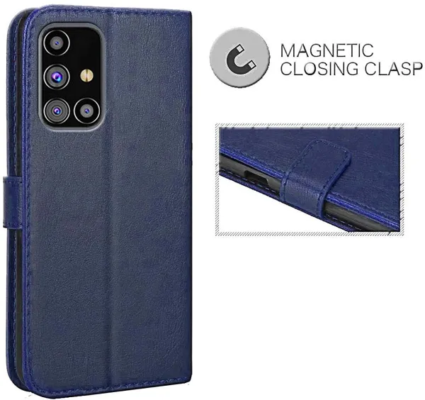 Blue_Leather_Samsung_Galaxy_M31S_Flip_Cover