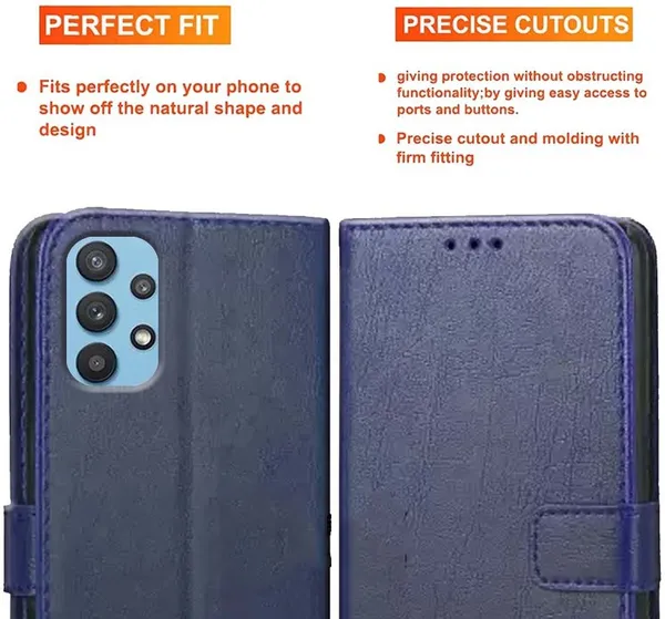Blue_Artificial_Leather_Samsung_Galaxy_M32_5G_Back_Cover