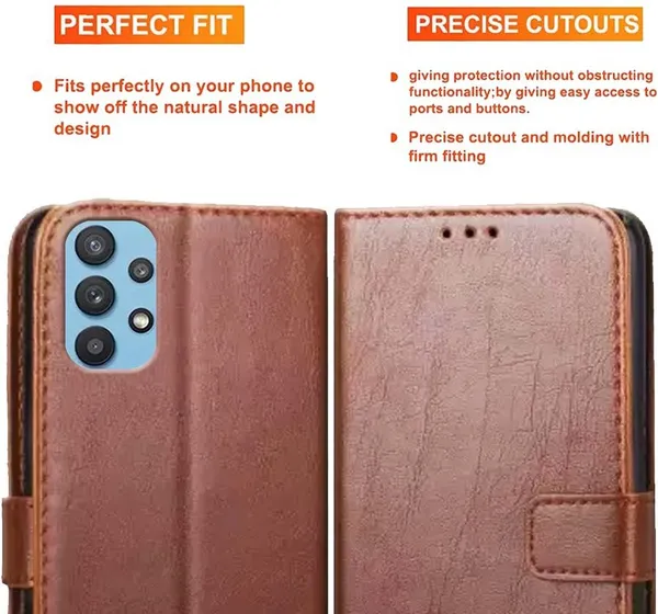 Brown_Artificial_Leather_Samsung_Galaxy_M32_5G_Back_Cover