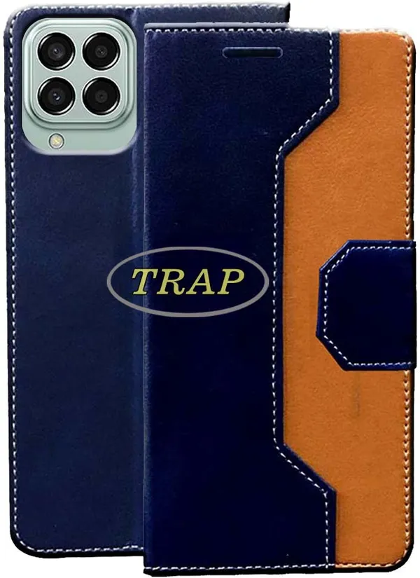 Multicolor_Artificial_Leather_Samsung_M33_Back_Cover