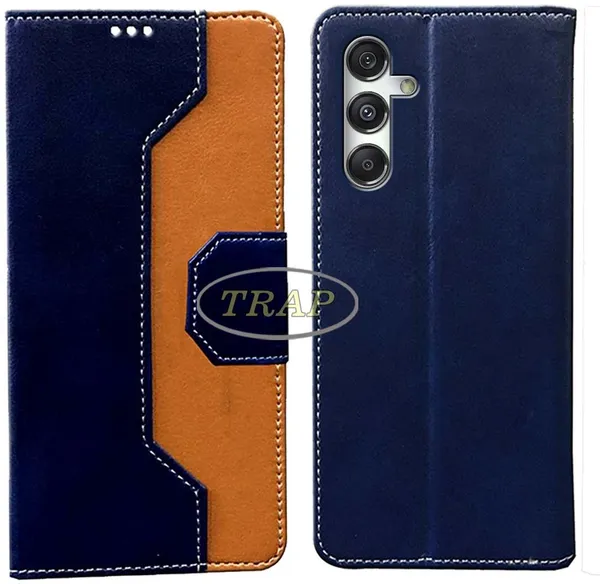 Multicolor_Artificial_Leather_Samsung_M34_5G_Flip_Cover