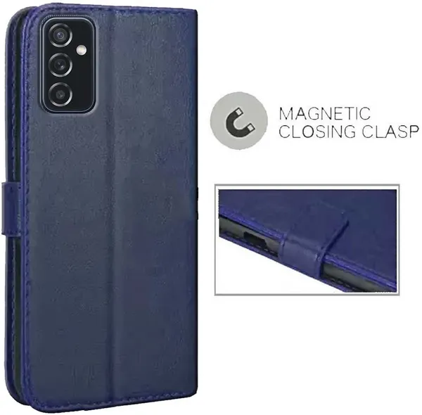 Blue_Artificial_Leather_Samsung_Galaxy_M52_5G_Back_Cover