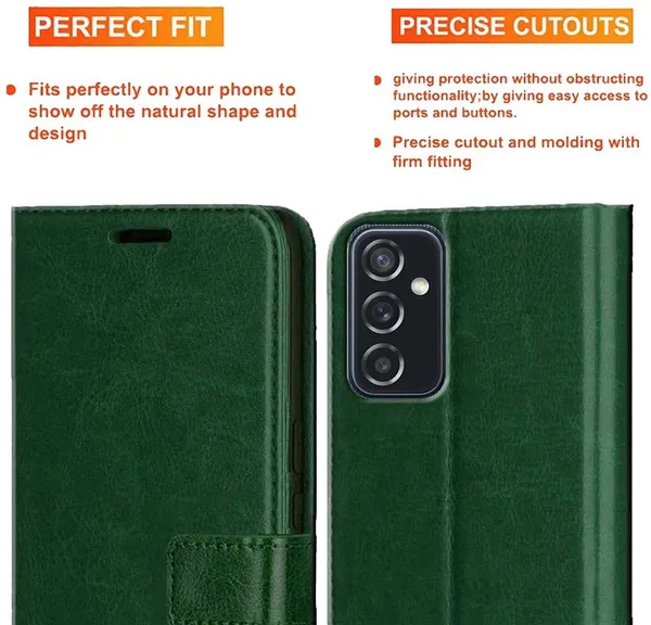 Green_Artificial_Leather_Samsung_Galaxy_M52_5G_Back_Cover