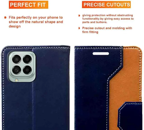 Multicolor_Artificial_Leather_Samsung_M53_Back_Cover