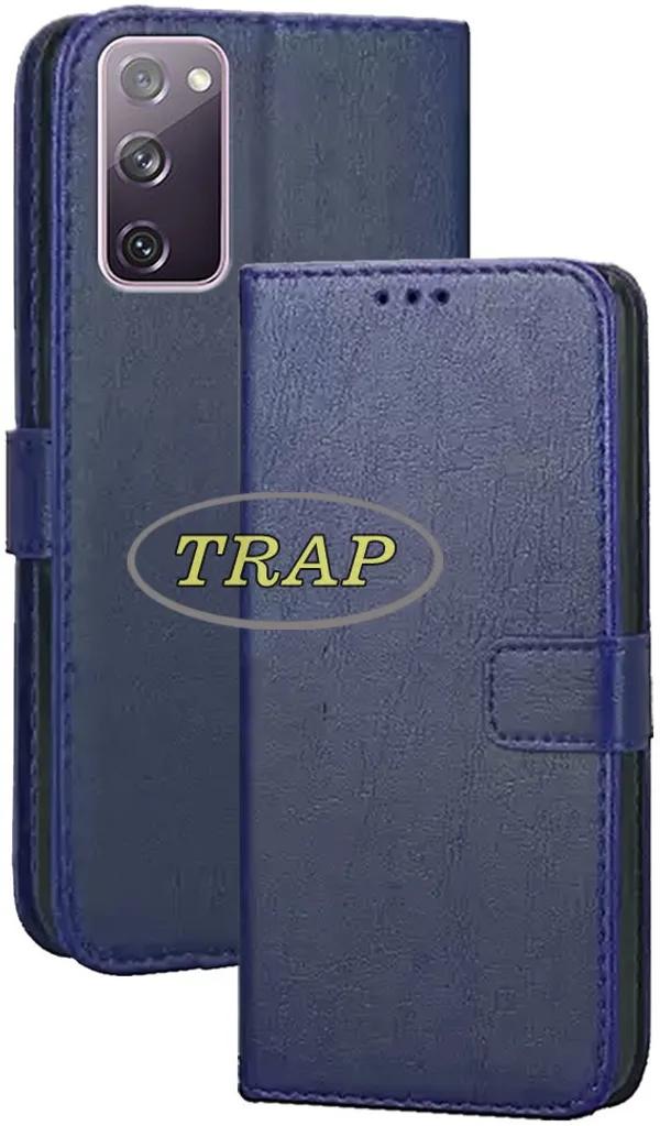 Blue_Artificial_Leather_Samsung_S20_FE_Back_Cover
