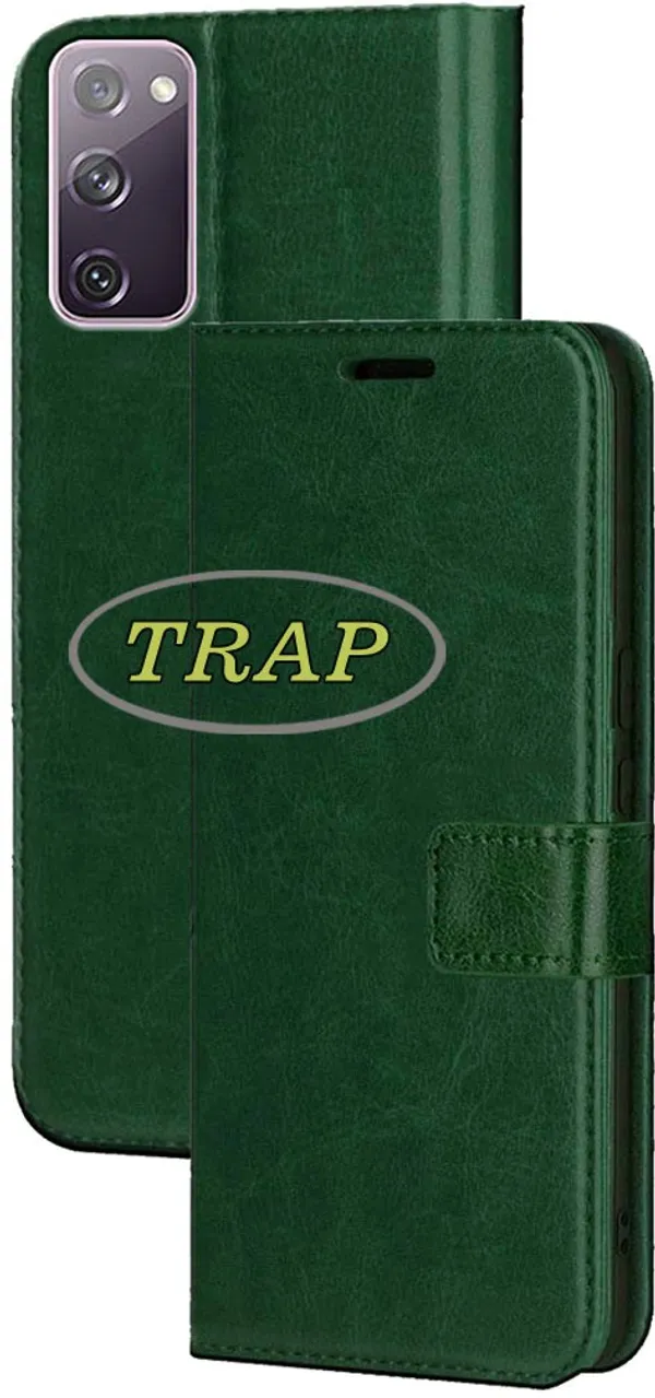 Green_Artificial_Leather_Samsung_S20_FE_Back_Cover
