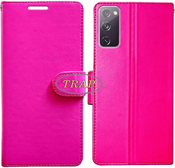 Pink_Artificial_Leather_Samsung_S20_FE_Back_Cover