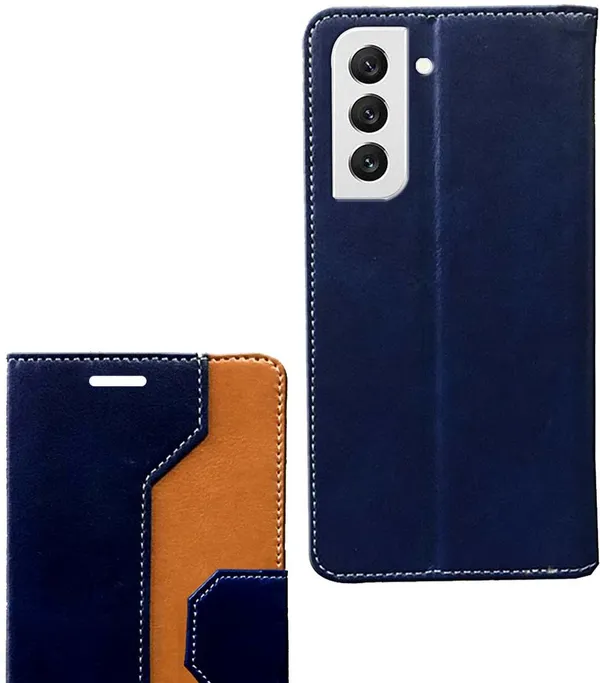 Multicolor_Artificial_Leather_Samsung_S22_Back_Cover