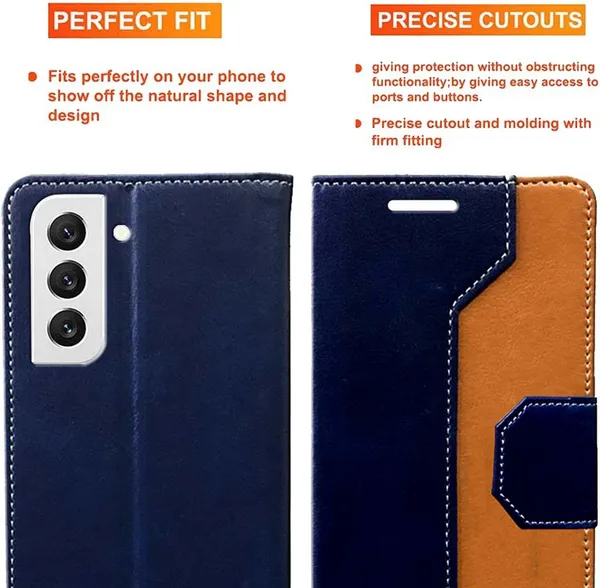 Multicolor_Artificial_Leather_Samsung_S22_Back_Cover