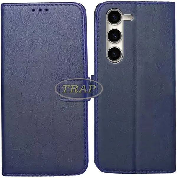 Blue_Artificial_Leather_Samsung_S23_5G_Back_Cover