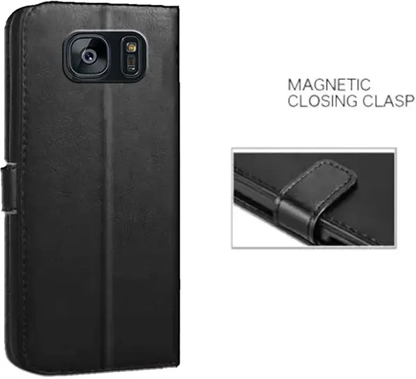 Black_Artificial_Leather_Samsung_Galaxy_S7_Edge_Flip_Cover