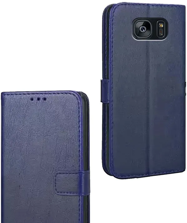 Blue_Artificial_Leather_Samsung_Galaxy_S7_Edge_Flip_Cover