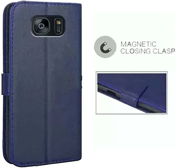 Blue_Artificial_Leather_Samsung_Galaxy_S7_Edge_Flip_Cover