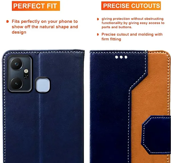 Multicolor_Artificial_Leather_Infinix_Smart_6_Plus_Back_Cover