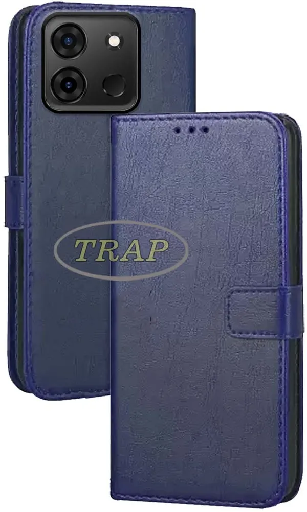 Blue_Artificial_Leather_Infinix_Smart_7_Back_Cover