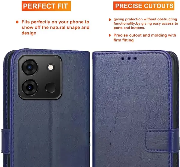 Blue_Artificial_Leather_Infinix_Smart_7_Back_Cover