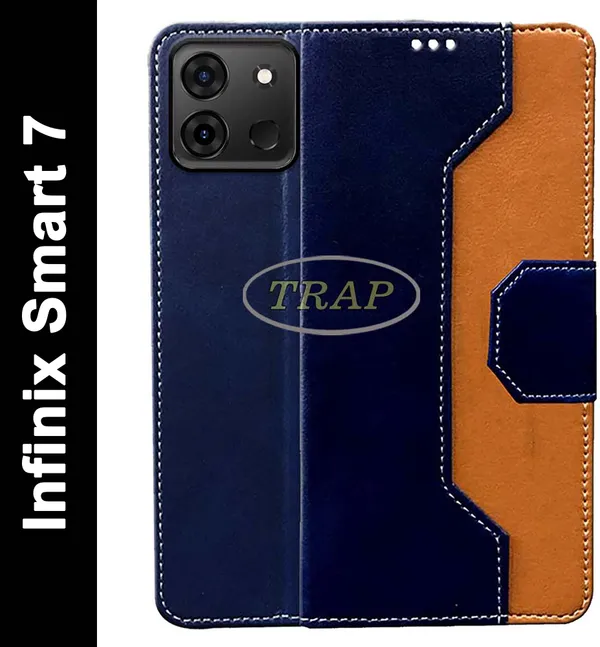 Multicolor_Artificial_Leather_Infinix_Smart_7_Back_Cover