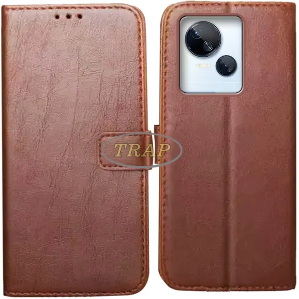 Brown_Artificial_Leather_Tecno_Spark_10_5G_Back_Cover