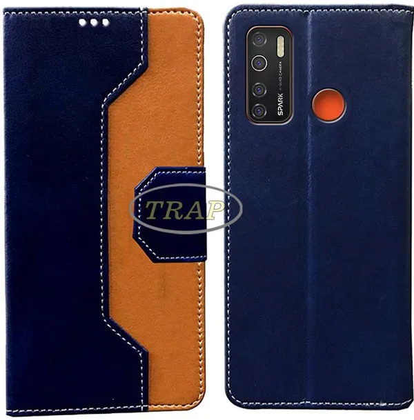 Multicolor_Artificial_Leather_Tecno_Spark_5_Pro_Back_Cover
