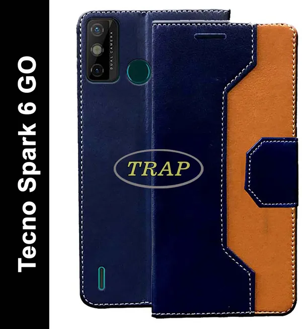 Multicolor_Artificial_Leather_Tecno_Spark_6_GO_Back_Cover