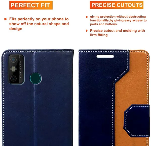 Multicolor_Artificial_Leather_Tecno_Spark_6_GO_Back_Cover