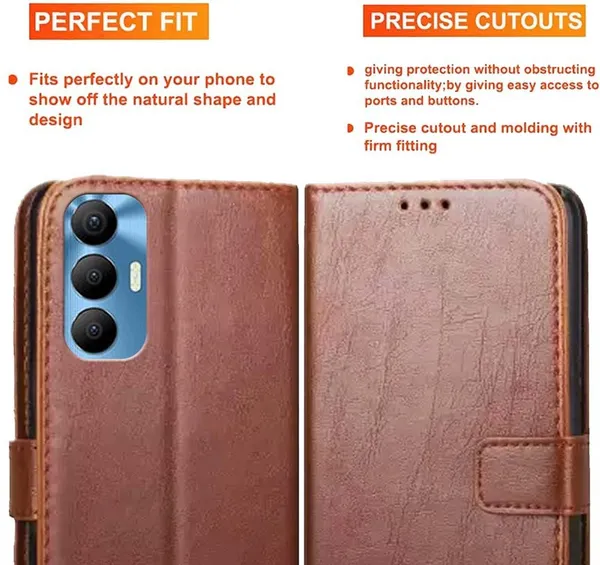 Brown_Artificial_Leather_Spark_8_Pro_Back_Cover