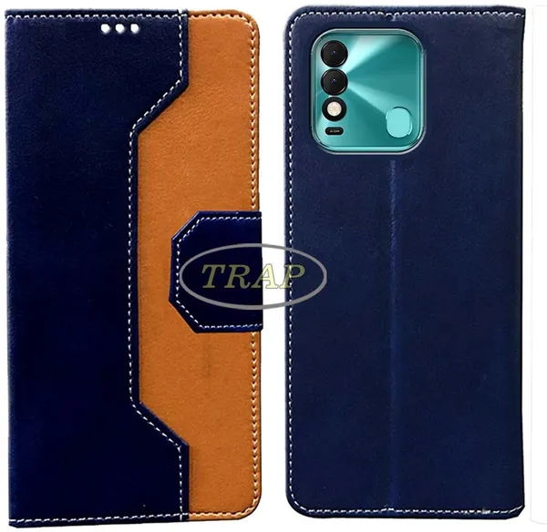 Multicolor_Artificial_Leather_Tecno_Spark_8T_Flip_Cover