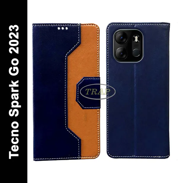 Multicolor_Artificial_Leather_Tecno_Spark_GO_2023_Back_Cover