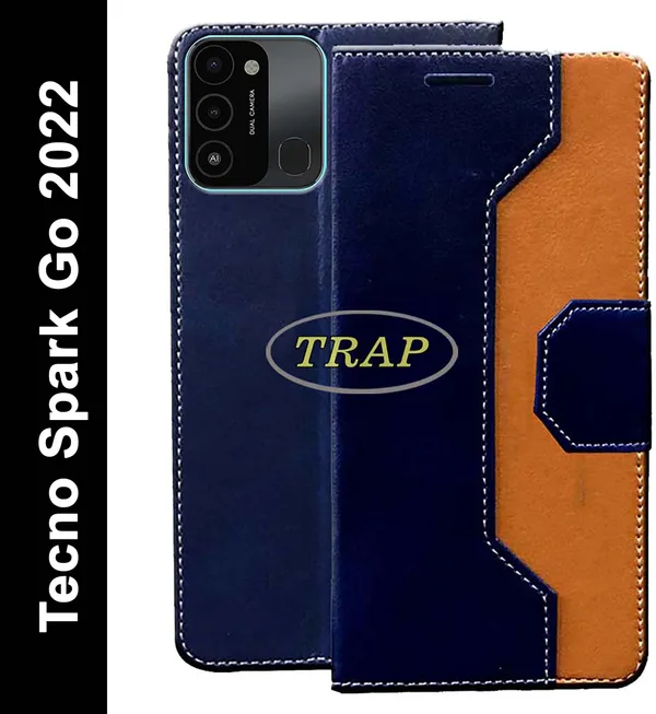 Multicolor_Artificial_Leather_Tecno_Spark_Go_2022_Back_Cover