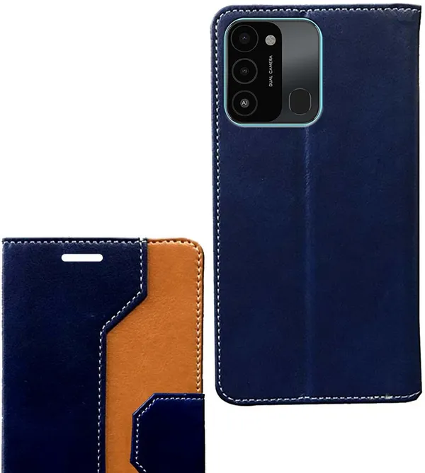 Multicolor_Artificial_Leather_Tecno_Spark_Go_2022_Back_Cover