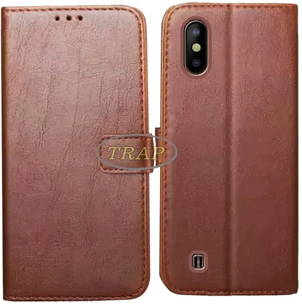 Brown_Artificial_Leather_Tecno_KBJ_Ace_2_Back_Cover
