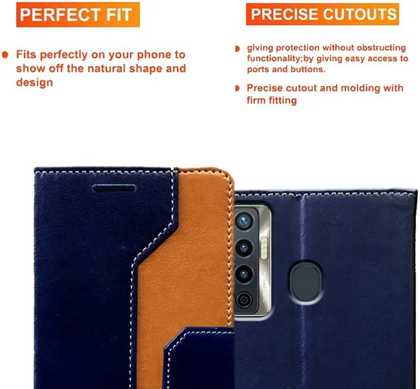 Multicolor_Artificial_Leather_Tecno_Camon_17_Back_Cover