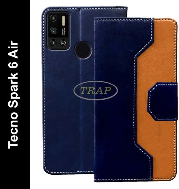 Multicolor_Artificial_Leather_Tecno_Spark_6_Air_Flip_Cover