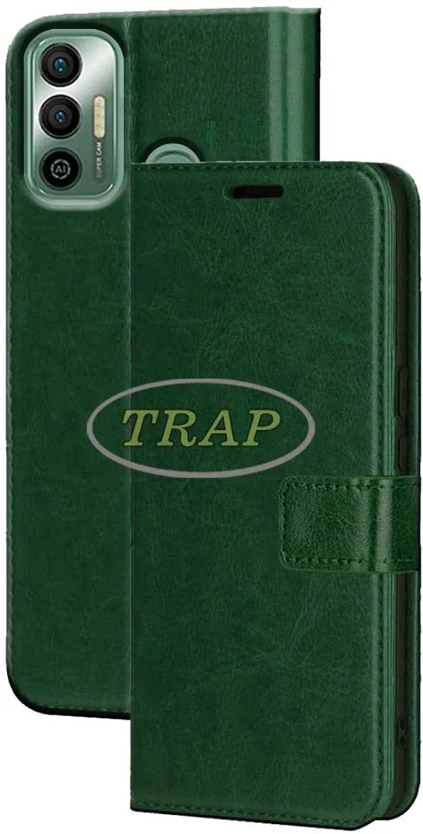 Green_Artificial_Leather_Techno_Spark_7_Back_Cover
