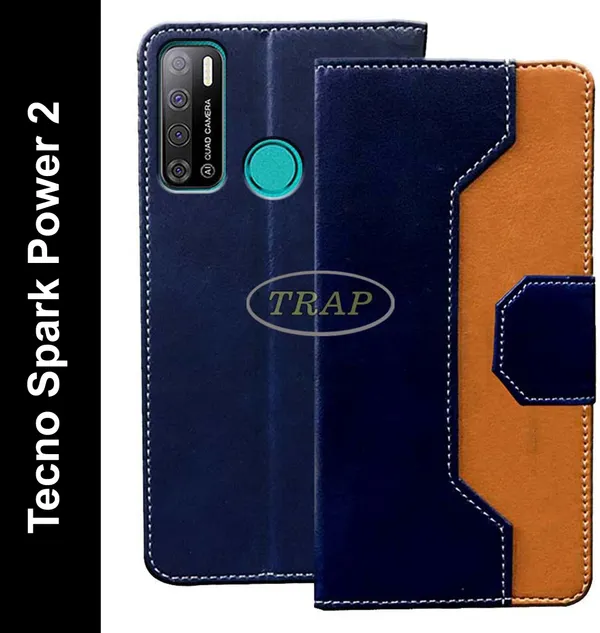 Multicolor_Artificial_Leather_Tecno_Spark_Power_2_Flip_Cover