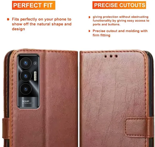 Brown_Artificial_Leather_Tecno_Pova_5G_Back_Cover