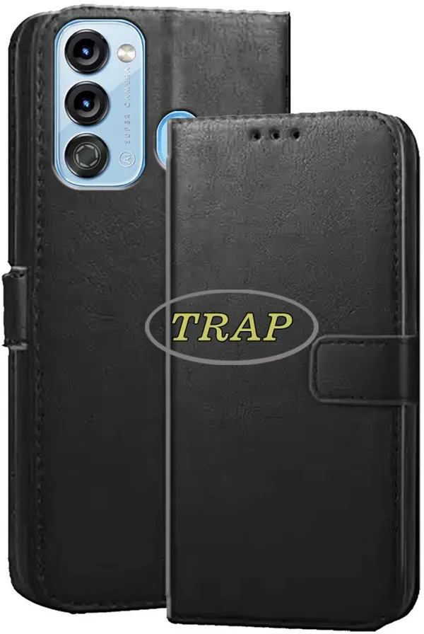 Black_Artificial_Leather_Itel_Vision_3_Back_Cover