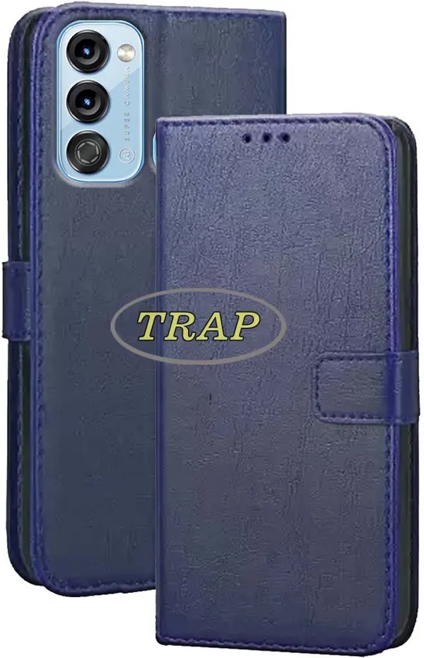 Blue_Artificial_Leather_Itel_Vision_3_Back_Cover
